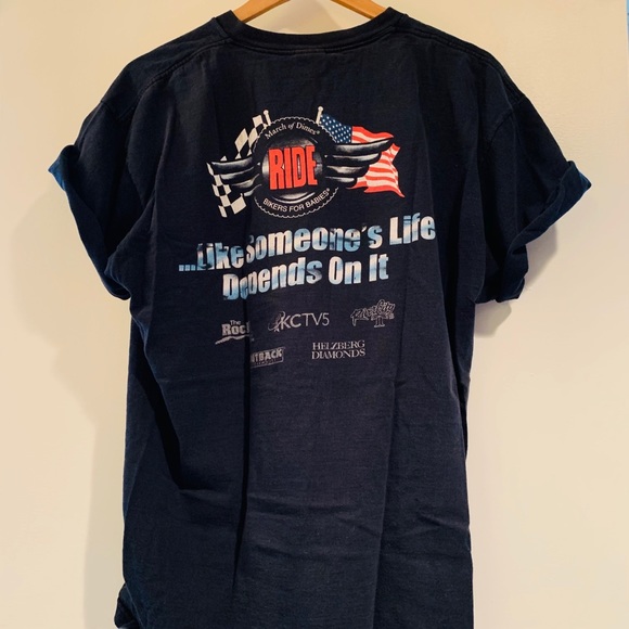 • graphic biker tee • - Picture 4 of 4